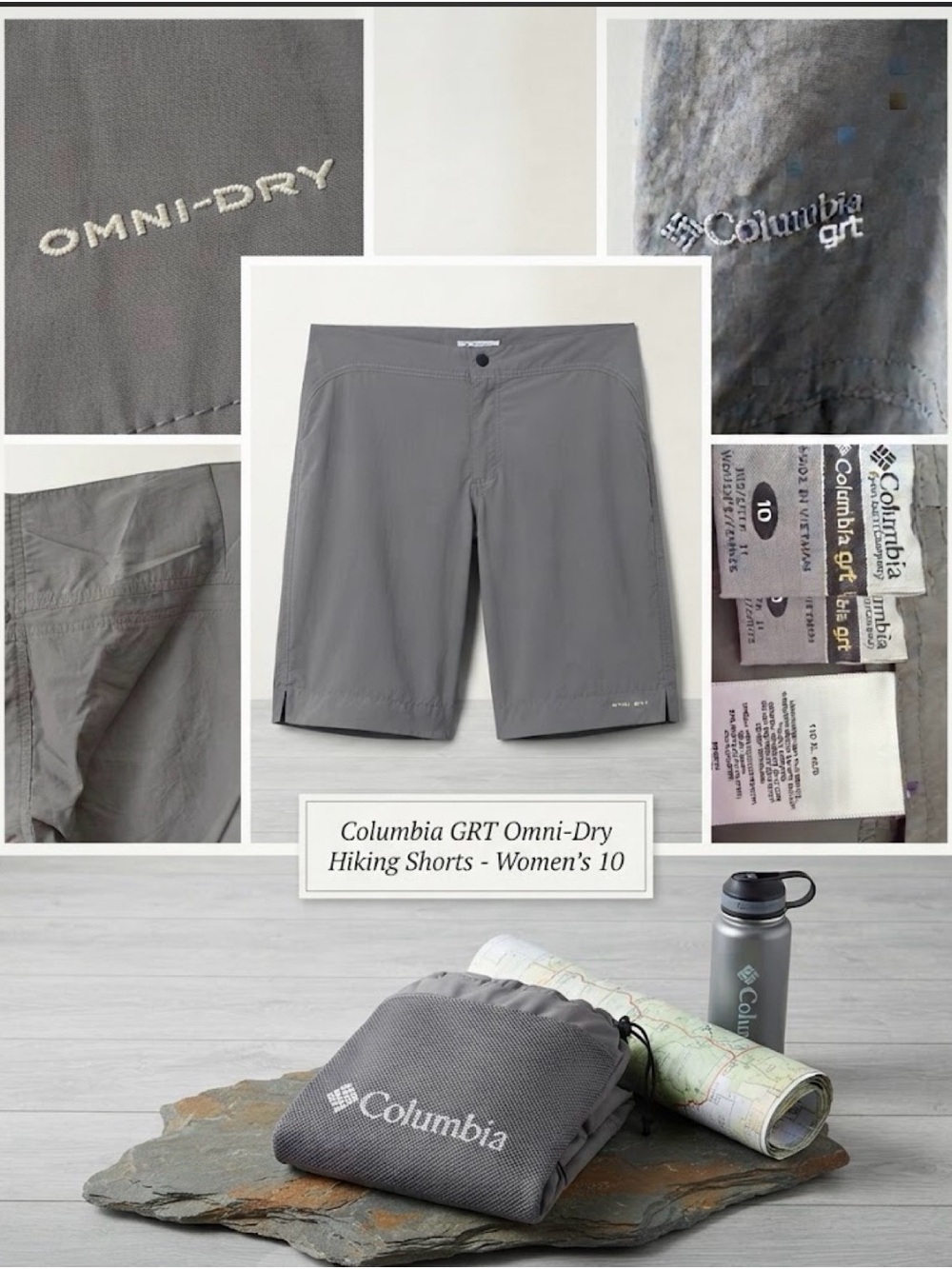 Columbia GRT Omni-Dry Women’s Gray Hiking Shorts